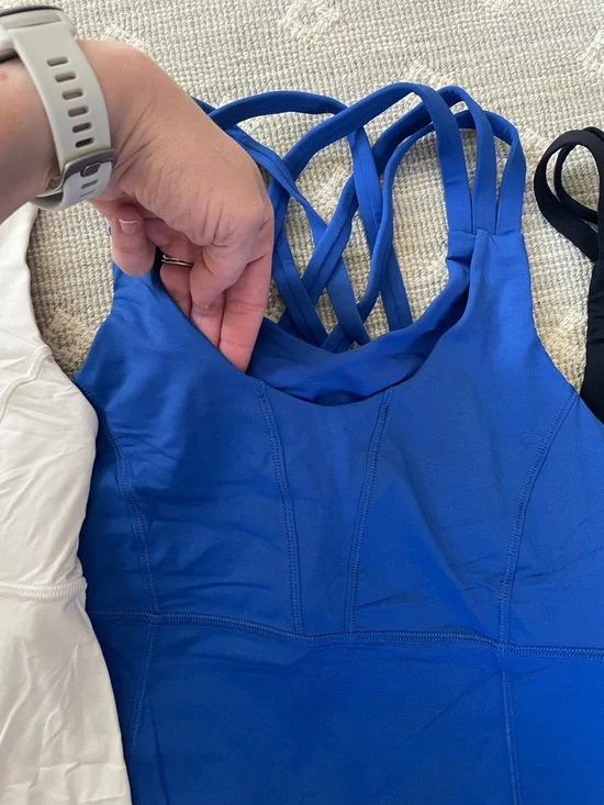 Three Lululemon Beat The Heat Tank Tops - Picture 3 of 5